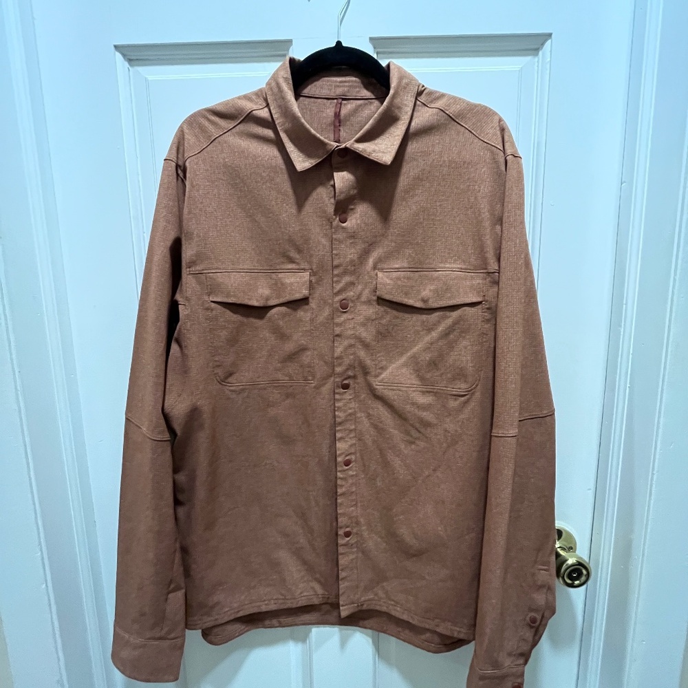 Lululemon Airing Easy Long Sleeve - Terracotta